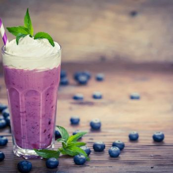 Blueberry keto smoothie