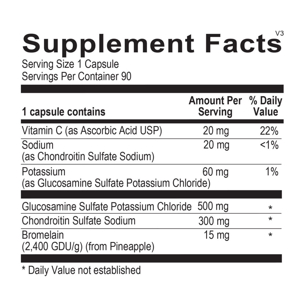 Joint Support- Supplement facts